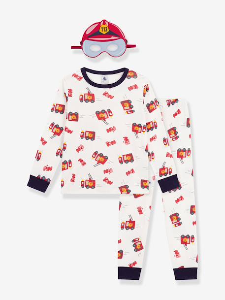 Pyjama avec masque blanc 1 - vertbaudet enfant 