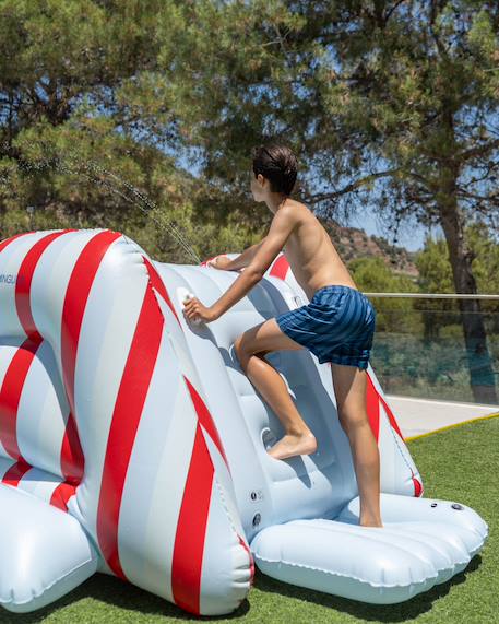 Centre de jeux aquatique enfant avec toboggan Multicolore+Violet 3 - vertbaudet enfant 