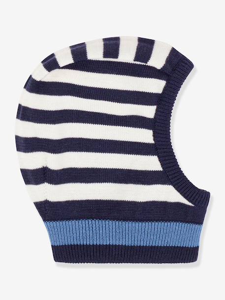 Cagoule bébé rayée marine 1 - vertbaudet enfant 