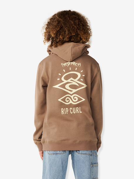 Sweat à capuche Search Icon marron+noir 3 - vertbaudet enfant 