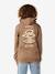 Sweat à capuche Search Icon marron+noir 3 - vertbaudet enfant 