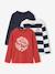 Lot de 3 T-shirts manches longues garçon caramel+lilas+rouille+vert sauge 13 - vertbaudet enfant 