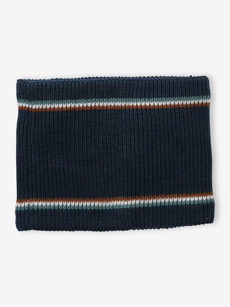 Ensemble garçon bonnet, snood et moufles vert 4 - vertbaudet enfant 