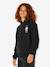 Sweat à capuche Search Icon marron+noir 7 - vertbaudet enfant 