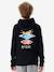 Sweat à capuche Search Icon marron+noir 6 - vertbaudet enfant 