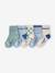 Lot de 5 chaussettes bébé garçon bleu ciel 1 - vertbaudet enfant 