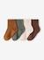 Lot de 4 chaussettes bébé garçon noisette 1 - vertbaudet enfant 