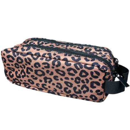 Trousse double compartiment Beige, marron+Marron, beige+Marron, noir+Rose, rouge+Rouge, rose 6 - vertbaudet enfant 