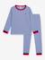 Pyjama enfant rayé bleu 1 - vertbaudet enfant 