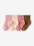 Lot de 4 chaussettes bébé fille vieux rose 1 - vertbaudet enfant 