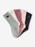 Lot de 5 chaussettes fille vieux rose 2 - vertbaudet enfant 