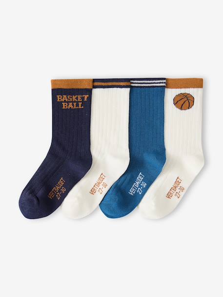 Lot de 4 chaussettes garçon écru 1 - vertbaudet enfant 