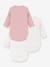Lot 3 bodies croisés manches longues rose 2 - vertbaudet enfant 
