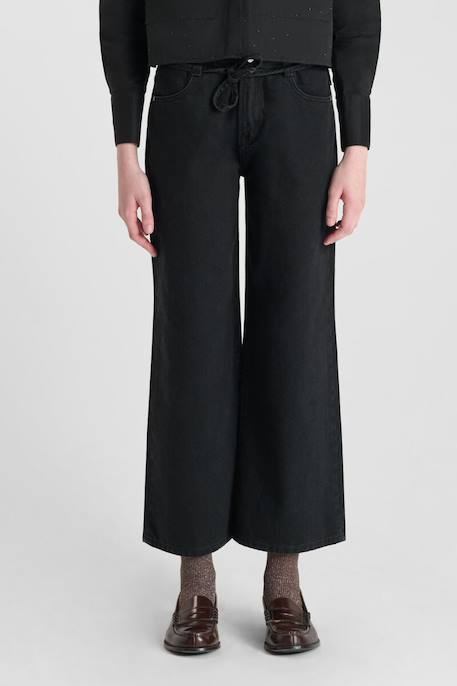 Pantalon droite en jeans alexgi Black 6 - vertbaudet enfant 