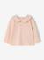T-shirt bébé manches longues col claudine beige clair+rose pâle+vert d'eau 14 - vertbaudet enfant 