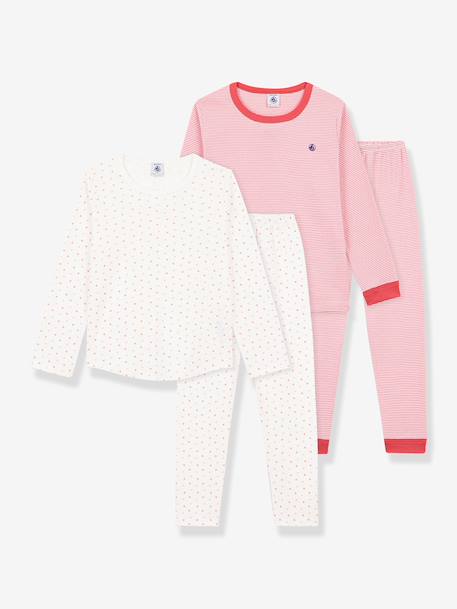 Lot 2 pyjamas enfant rose 1 - vertbaudet enfant 