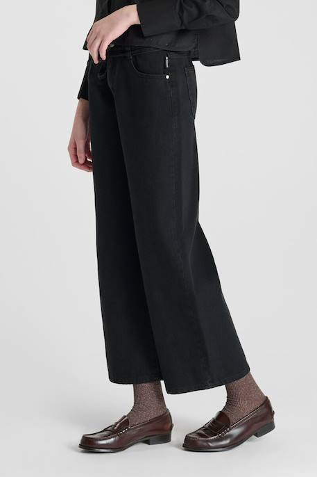 Pantalon droite en jeans alexgi Black 3 - vertbaudet enfant 