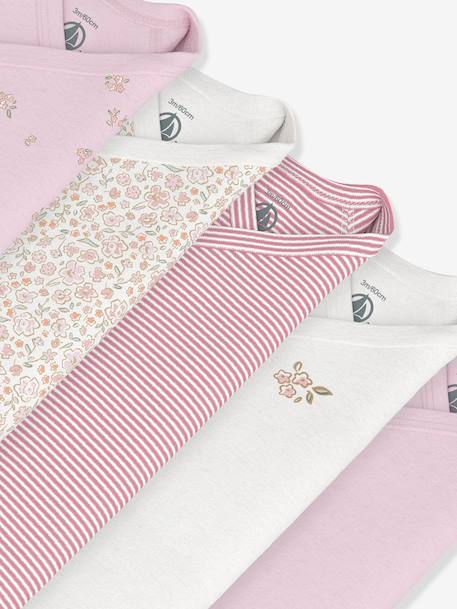 Lot 5 bodies croisés rose 3 - vertbaudet enfant 