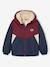 Blouson à capuche garçon bordeaux 1 - vertbaudet enfant 