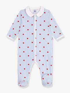 -Pyjama bébé à col imprimé coeurs