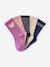 Lot de 5 chaussettes fille mauve 2 - vertbaudet enfant 