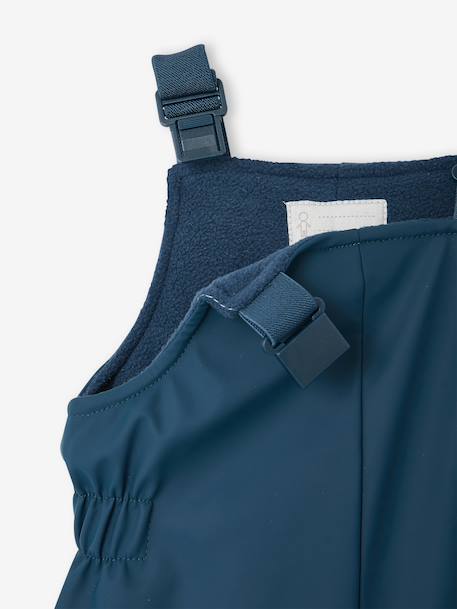 Manteau et pantalon de pluie bébé bleu nuit+caramel 6 - vertbaudet enfant 