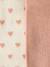 Lot de 2 paires de collants bébé fille motifs coeurs beige+Marine/écru 2 - vertbaudet enfant 