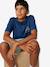 T-shirt Staple bleu+kaki 2 - vertbaudet enfant 