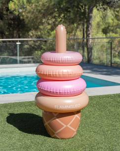-Jeu gonflable enfant lancer anneaux glace
