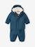 Manteau et pantalon de pluie bébé bleu nuit+caramel 1 - vertbaudet enfant 