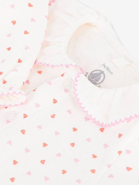 Pyjama bébé imprimé cœurs blanc 3 - vertbaudet enfant 