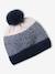 Ensemble garçon bonnet, snood et gants marine 2 - vertbaudet enfant 