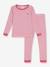 Pyjama ajusté à rayures rose 1 - vertbaudet enfant 