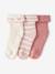 Lot de 3 soquettes bébé fille écru 2 - vertbaudet enfant 