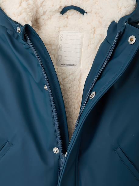 Manteau et pantalon de pluie bébé bleu nuit+caramel 8 - vertbaudet enfant 