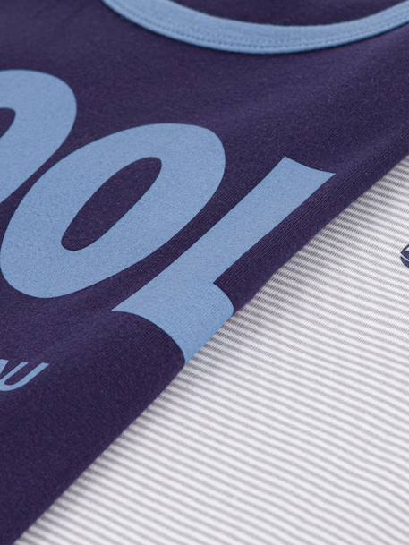 Lot 2 pyjamas enfant marine 2 - vertbaudet enfant 