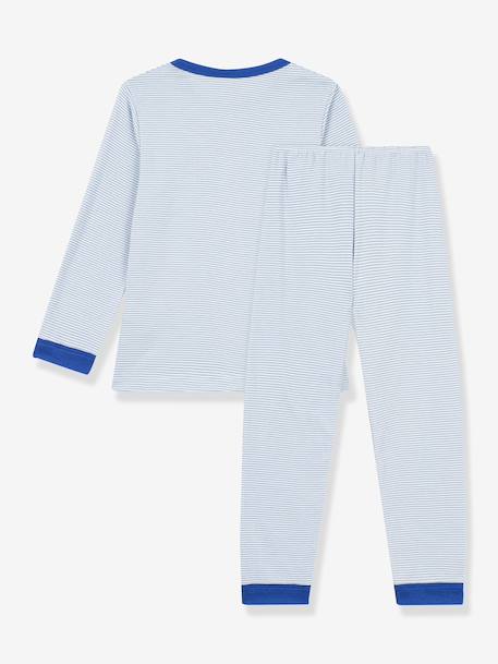 Pyjama à rayures bleu 3 - vertbaudet enfant 