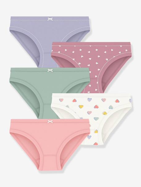 Fille-Lot 5 culottes