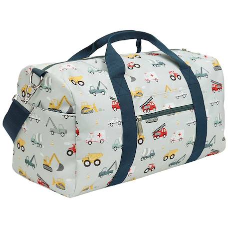 Sac de voyage véhicules Bleu, jaune, rouge 1 - vertbaudet enfant 