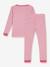 Pyjama ajusté à rayures rose 2 - vertbaudet enfant 