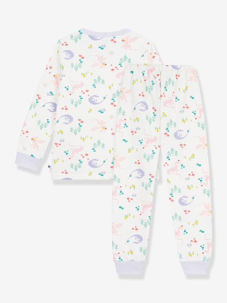 Pyjama imprimé dragons blanc 3 - vertbaudet enfant 