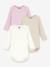 Lot 3 bodies manches longues rose 1 - vertbaudet enfant 