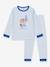 Pyjama à rayures bleu 1 - vertbaudet enfant 