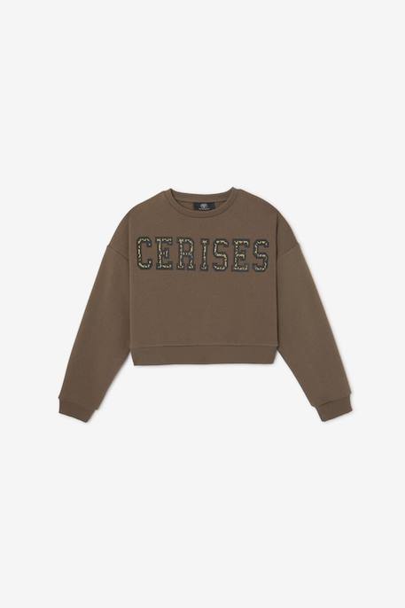 Sweat-shirt dianegi Chocolat 2 - vertbaudet enfant 