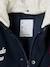 Blouson teddy garçon à capuche amovible marine 5 - vertbaudet enfant 