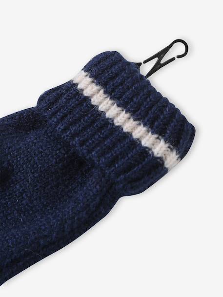 Ensemble garçon bonnet, snood et gants marine 7 - vertbaudet enfant 
