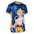 T-shirt  dragon ball z super sayian Bleu marine/jaune/orange/bleu 3 - vertbaudet enfant 