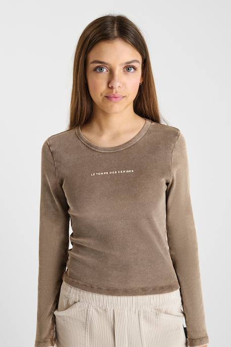 Fille-T-shirt, sous-pull-T-shirt-Tee-shirt albingi