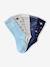 Lot de 5 chaussettes garçon bleu 2 - vertbaudet enfant 