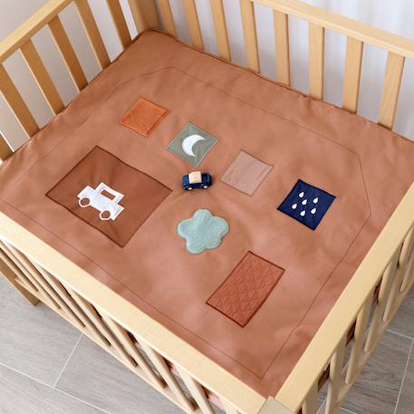 Tapis de parc - pure coton Ivoire+Moka+Popcorn 8 - vertbaudet enfant 
